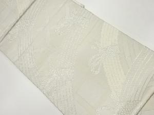 光悦垣模様織出し袋帯